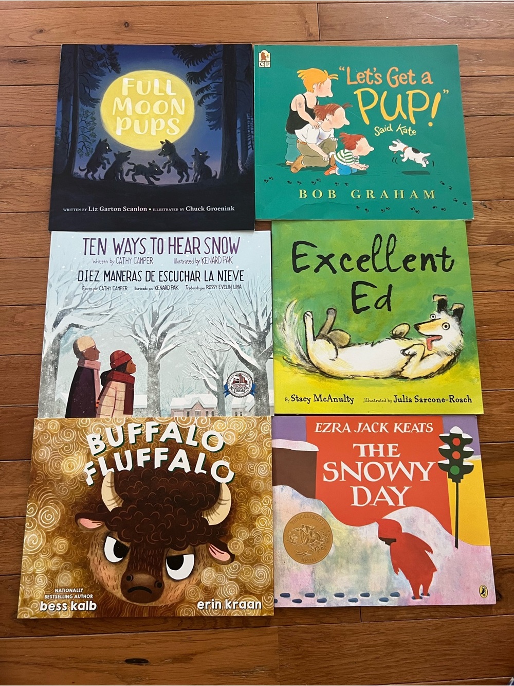 6 Children’s books. 4 are Dolly Parton’s Imagination Library
